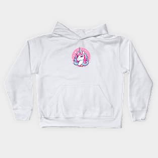 A Pink Unicorn Kids Hoodie